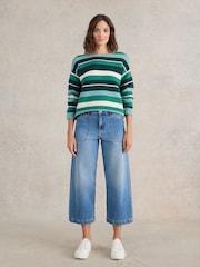 White Stuff Jana Stripe Jumper - Bild 1 von 7