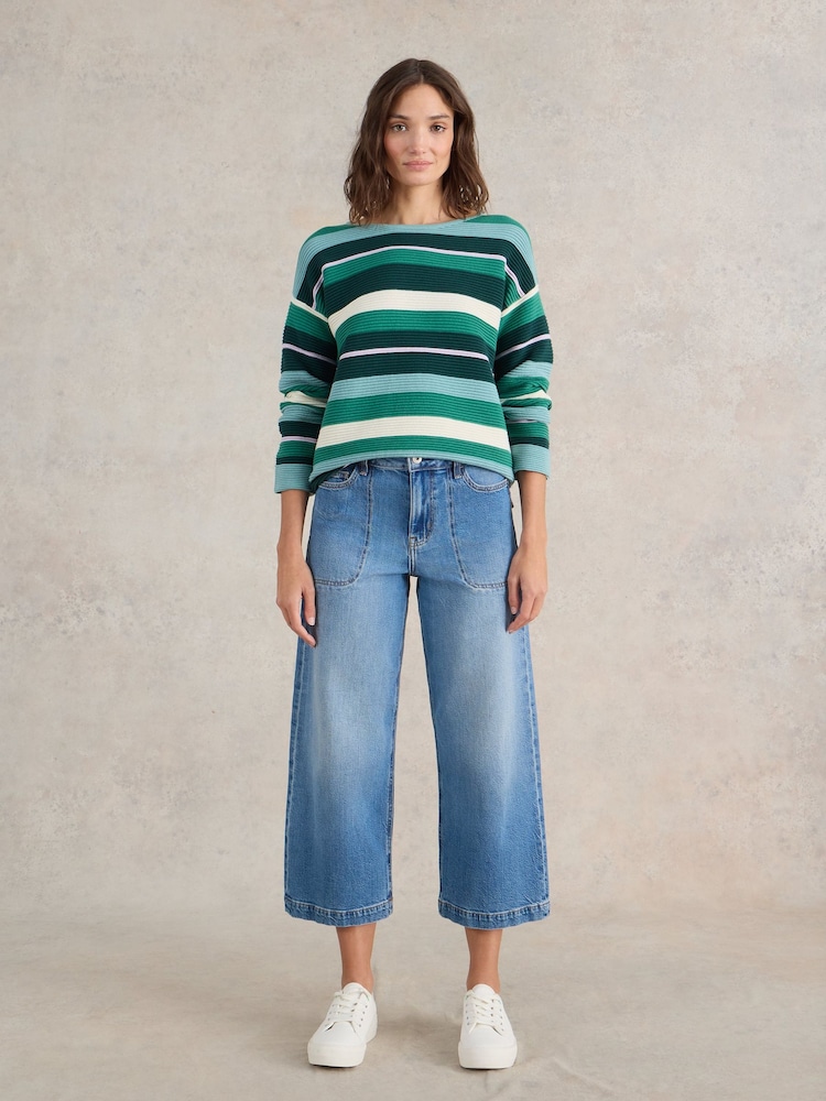 White Stuff Jana Stripe Jumper - Bild 1 von 7