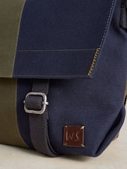 White Stuff Green Teddy Canvas Messenger Bag - Image 4 of 5