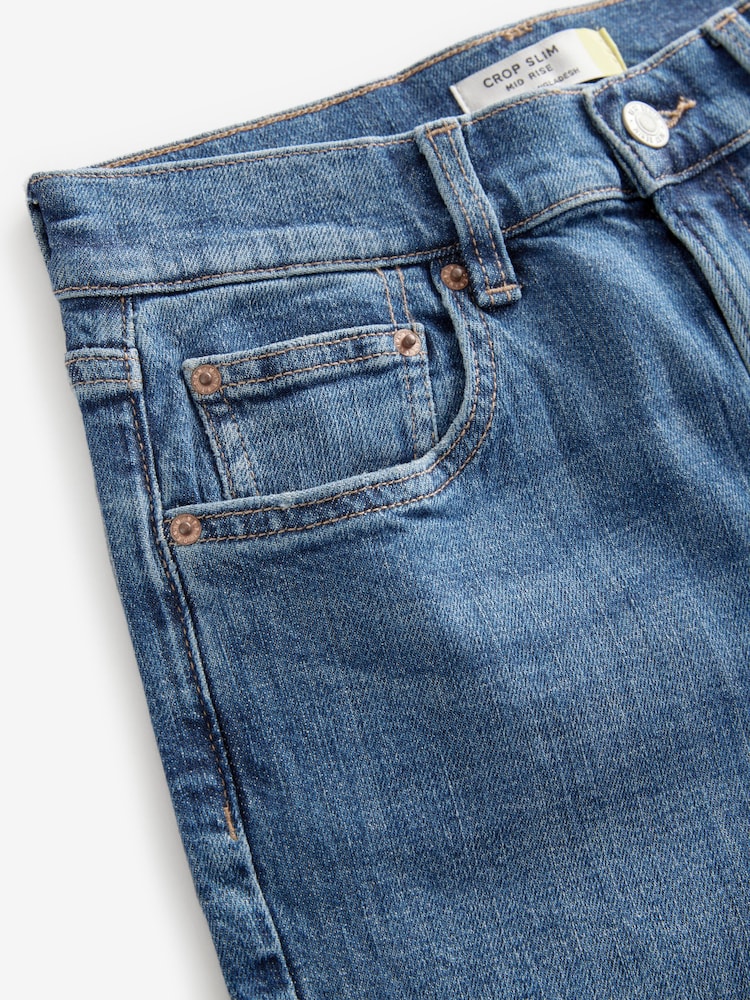 bleu foncé - Authentic Denim - Jean capri court - Image 6 of 7