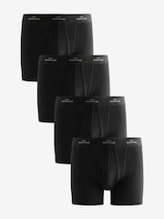 Black 4 pack A-Fronts Boxers - Image 1 of 9