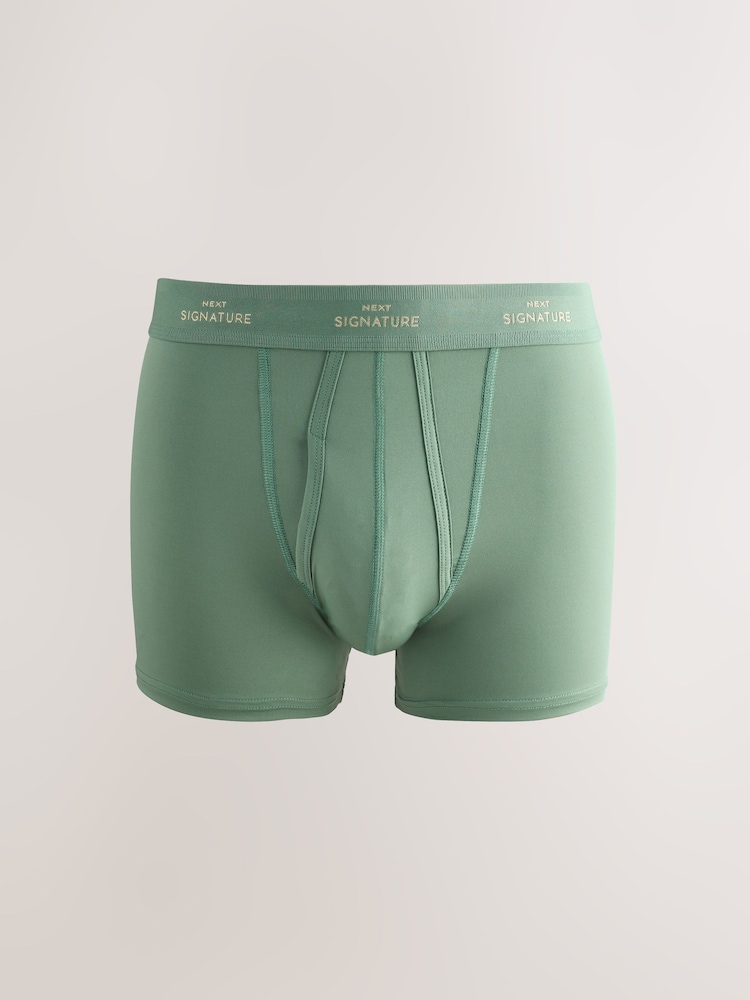 Blauw/groen/neutraal - Verpakking van 4 - A-Fronts Boxers - Image 5 of 8