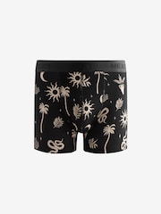 Black & White Tile Print 4 pack Rich Trunks Boxers - Image 4 of 7