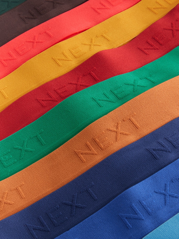 Brights Blue/Red 10 pack A-Front Boxers - Image 12 of 13