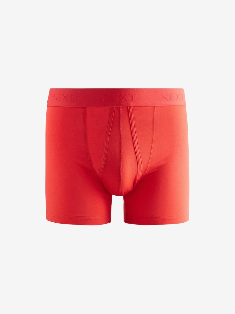 Brights Blue/Red 10 pack A-Front Boxers - Image 4 of 13