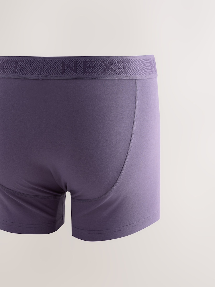 Pink/Purple/Blue/Teal 10 pack A-Front Boxers - Image 12 of 14