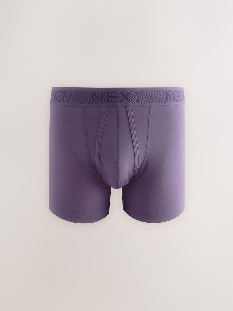 Pink/Purple/ Azul / Azul-Teal - Pacote 10 - Boxers A-Front - Imagem 2 de 14