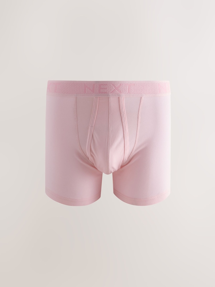Pink/Purple/Blue/Teal 10 pack A-Front Boxers - Image 3 of 14