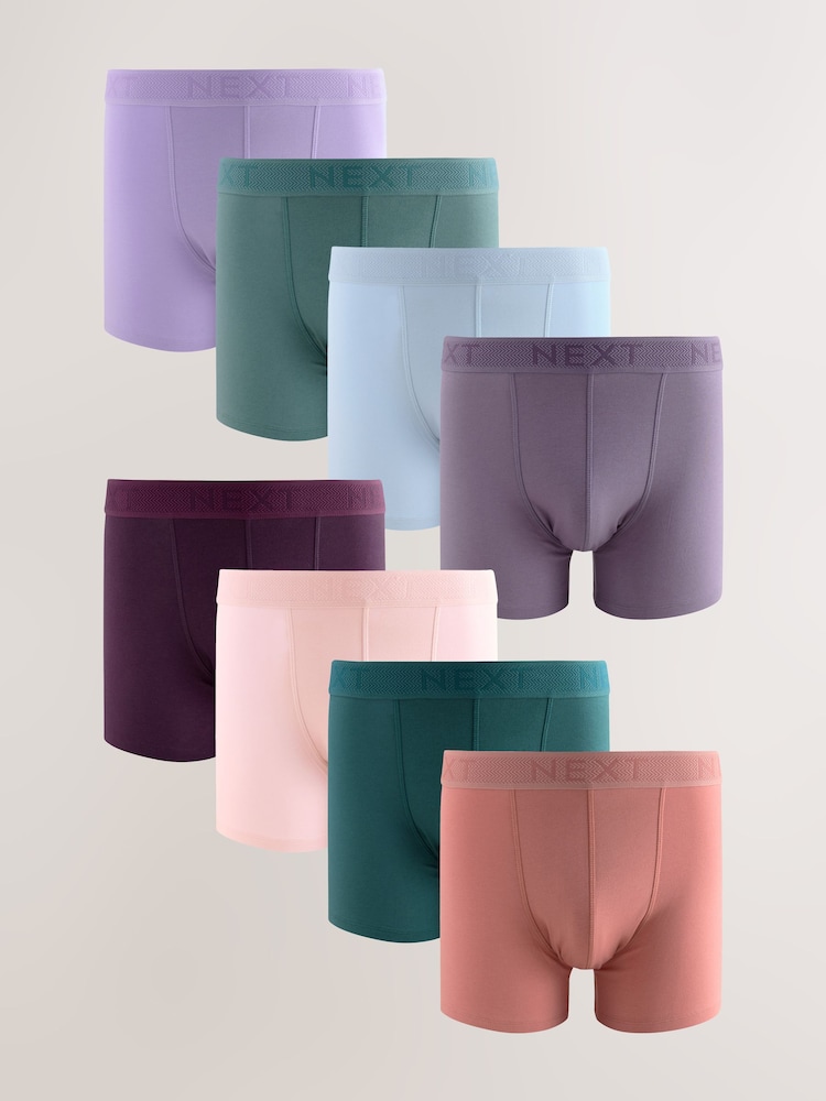 Rosa/azul - Pack de 8 - Pack de 5 bóxers de alto contenido en algodón - Imagen 1 de 12 Rosa/azul - Pack de 8 - Pack de 5 bóxers de alto contenido en algodón - Imagen 1 de 12