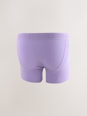 Pink/Blue 8 pack Cotton Rich Trunk Boxers 5 Pack - Image 10 of 12