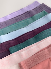 Pink/Blue 8 pack Cotton Rich Trunk Boxers 5 Pack - Image 11 of 12