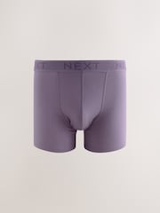 Pink/Blue 8 pack Cotton Rich Trunk Boxers 5 Pack - Image 3 of 12