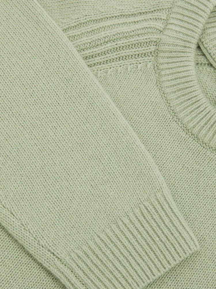 Reiss Cloud Wool Blend Raglan Sleeve Jumper - Imagen 6 de 6 Reiss Cloud Wool Blend Raglan Sleeve Jumper - Imagen 6 de 6