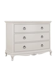 Willis & Gambier Grey Etienne Wooden Chest of 3 Drawer Drawers - Image 2 of 3