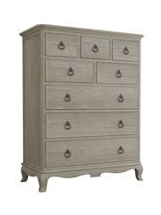 Willis & Gambier Oak Camille Wooden Chest of 8 Drawer Drawers - Image 3 of 3