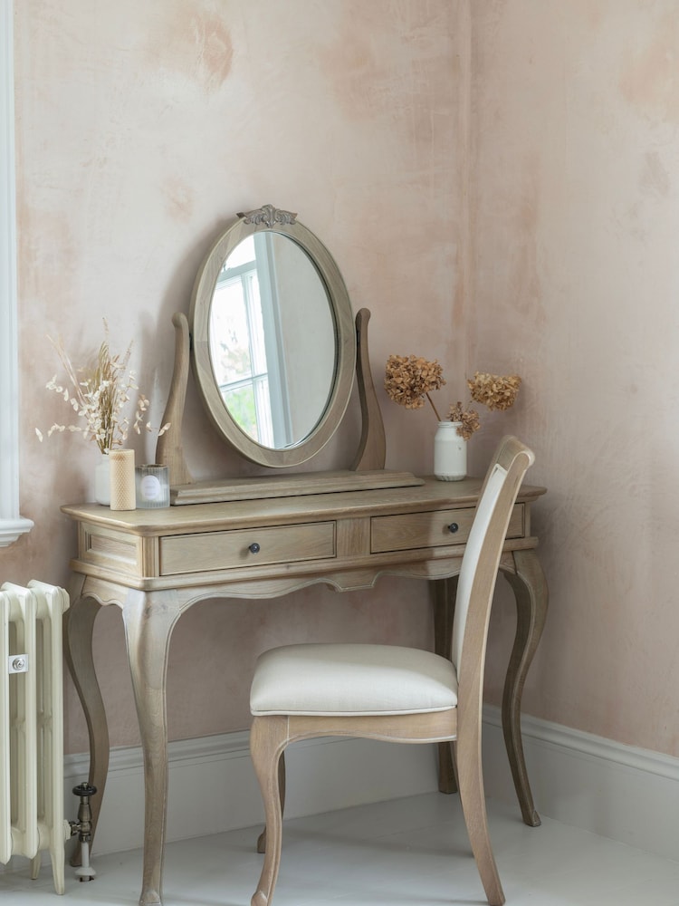 Willis & Gambier Oak Camille Wooden Gallery Mirror - Image 1 of 4