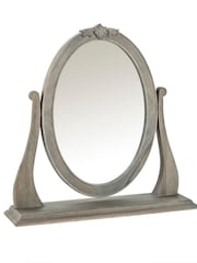 Willis & Gambier Oak Camille Wooden Gallery Mirror - Image 3 of 4