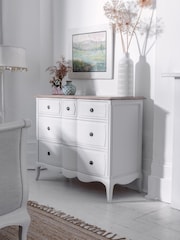 Willis & Gambier White Amelie Wooden 5 Drawer Chest of Drawers - Image 2 of 5
