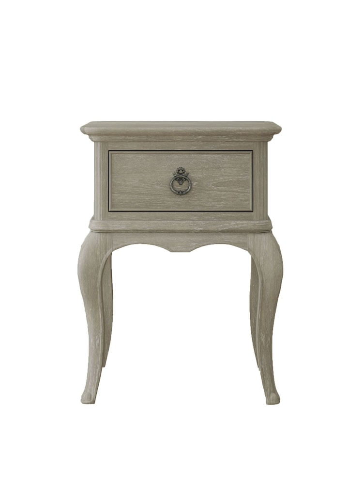 Willis & Gambier Oak Camille Wooden Bedside Table - Image 2 of 3