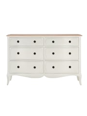 Willis & Gambier White Amelie Wooden 6 Drawer Chest of Drawers - Image 3 of 4