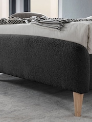 Birlea Charcoal Otley Upholstered Boucle Bed - Image 2 of 5