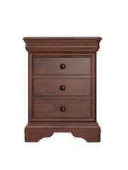 Willis & Gambier Brown Antoinette Wooden Bedside Chest - Image 2 of 3