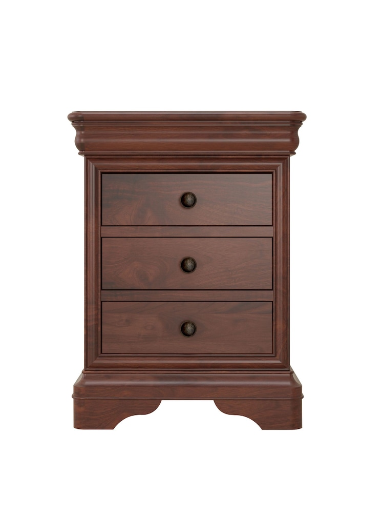 Willis & Gambier Brown Antoinette Wooden Bedside Chest - Image 2 of 3