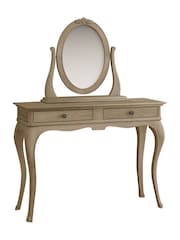 Willis & Gambier Oak Camille Wooden Dressing Table - Image 4 of 4