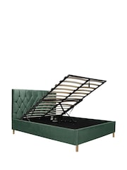 Birlea Green Loxley Upholstered Fabric Bed - Image 9 of 9