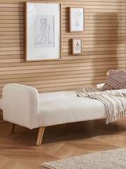 Birlea White Micah Upholstered Boucle Sofa Bed - Image 2 of 5