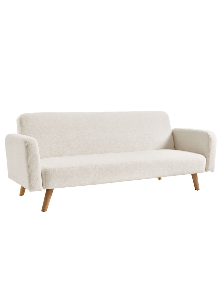Birlea White Micah Upholstered Boucle Sofa Bed - Image 5 of 5