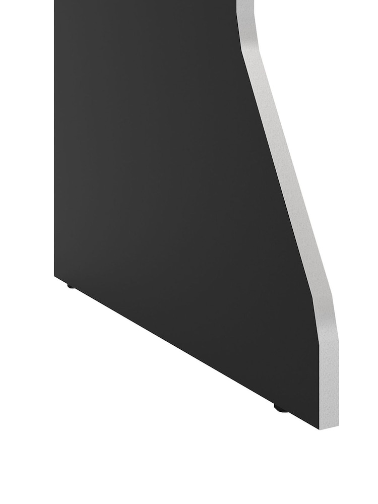 Birlea Black Silver Enzo Gaming Computer Desk - Image 5 of 5