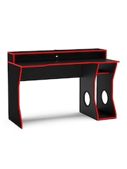 Birlea Black Red Enzo Gaming Computer Desk - Image 4 of 5