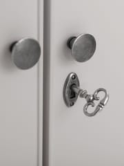 Willis & Gambier Grey Etienne Wooden Double, 1 Drawer Wardrobe - Image 2 of 5