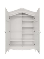 Willis & Gambier Grey Etienne Wooden Double, 1 Drawer Wardrobe - Image 4 of 5