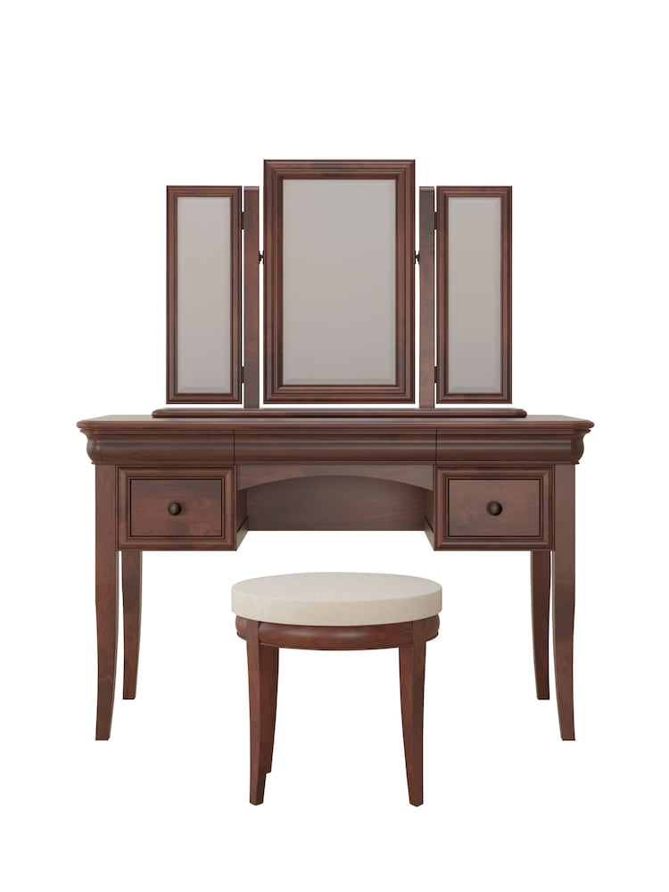 Willis & Gambier Brown Antoinette Wooden Gallery Mirror - Image 2 of 2