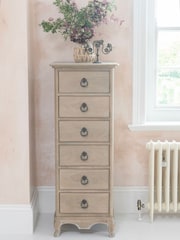 Willis & Gambier Oak Camille Wooden Chest of 6 Drawer Drawers - Image 2 of 5