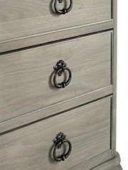 Willis & Gambier Oak Camille Wooden Chest of 6 Drawer Drawers - Image 3 of 5