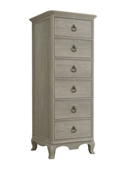 Willis & Gambier Oak Camille Wooden Chest of 6 Drawer Drawers - Image 4 of 5