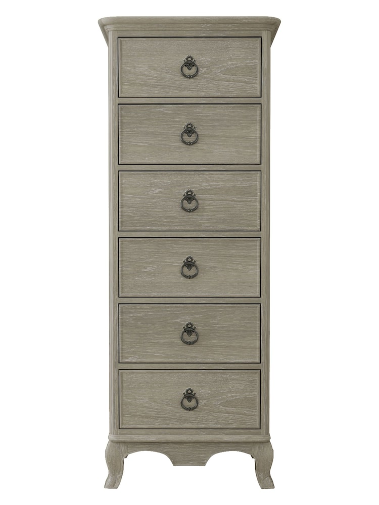 Willis & Gambier Oak Camille Wooden Chest of 6 Drawer Drawers - Image 5 of 5