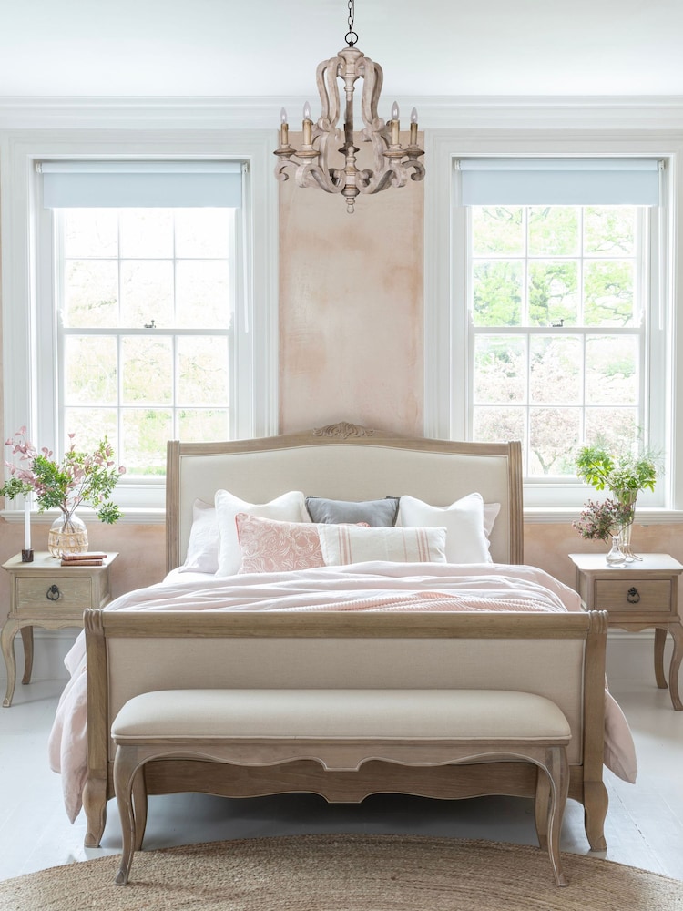 Willis & Gambier Oak Camille Wooden Bench - Image 1 of 3