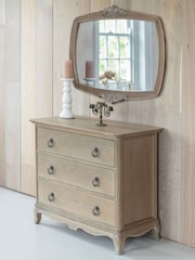 Willis & Gambier Oak Camille Wall Wooden Mirror - Image 1 of 2