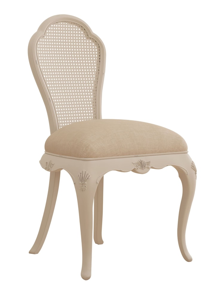 Willis & Gambier Ivory Ivory Wooden & Upholstered Bedroom Chair - Image 2 of 3