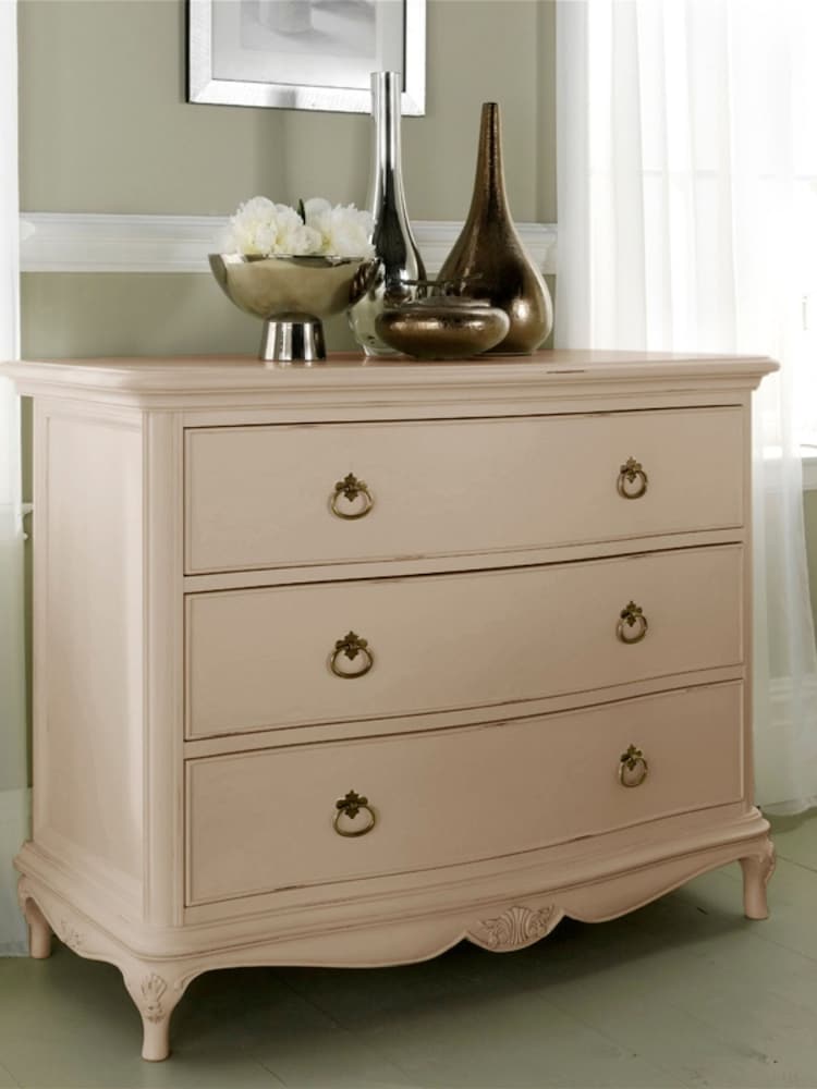 Willis & Gambier Ivory Wooden Chest of 3 Drawer Drawers - Image 1 of 4