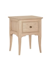 Willis & Gambier Brown Toulon 1 Drawer Wooden Bedside - Image 2 of 3