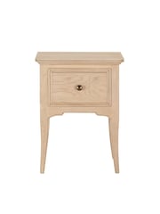 Willis & Gambier Brown Toulon 1 Drawer Wooden Bedside - Image 3 of 3
