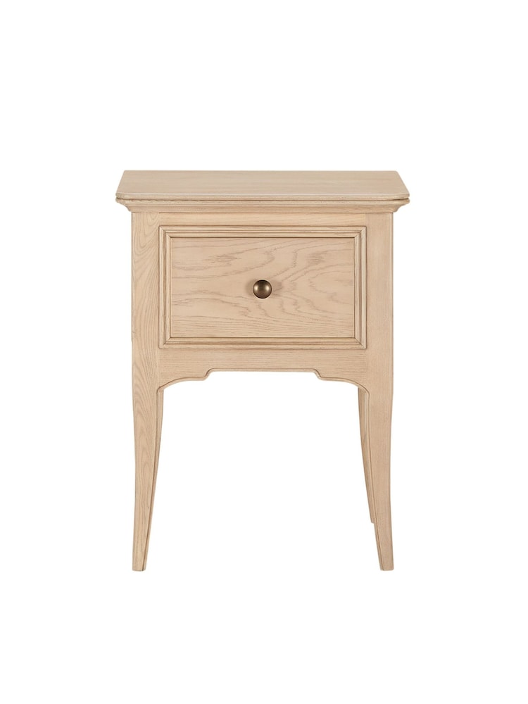 Willis & Gambier Brown Toulon 1 Drawer Wooden Bedside - Image 3 of 3