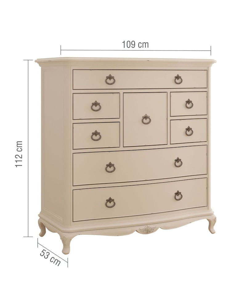 Willis & Gambier Ivory Wooden Chest of 8 Drawer Drawers - Image 5 of 5 Willis & Gambier Ivory Wooden Chest of 8 Drawer Drawers - Image 5 of 5