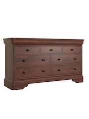 Willis & Gambier Brown Antoinette Wooden Chest of 7 Drawer Drawers - Image 3 of 3