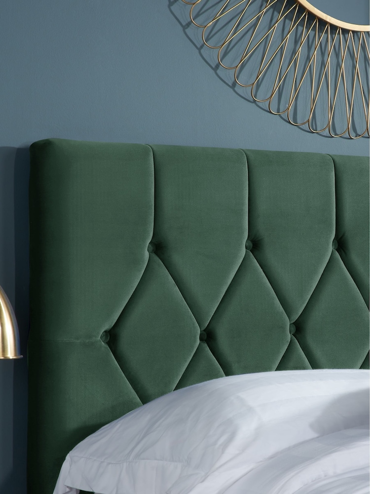 Birlea Grey Loxley Upholstered Fabric Bed - Image 2 of 5